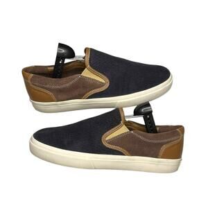 Greats Wooster Corduroy Men’s Slip On Sneakers Navy Spice Size 9.5